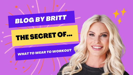 The secret of what to wear to workout in. black leggings