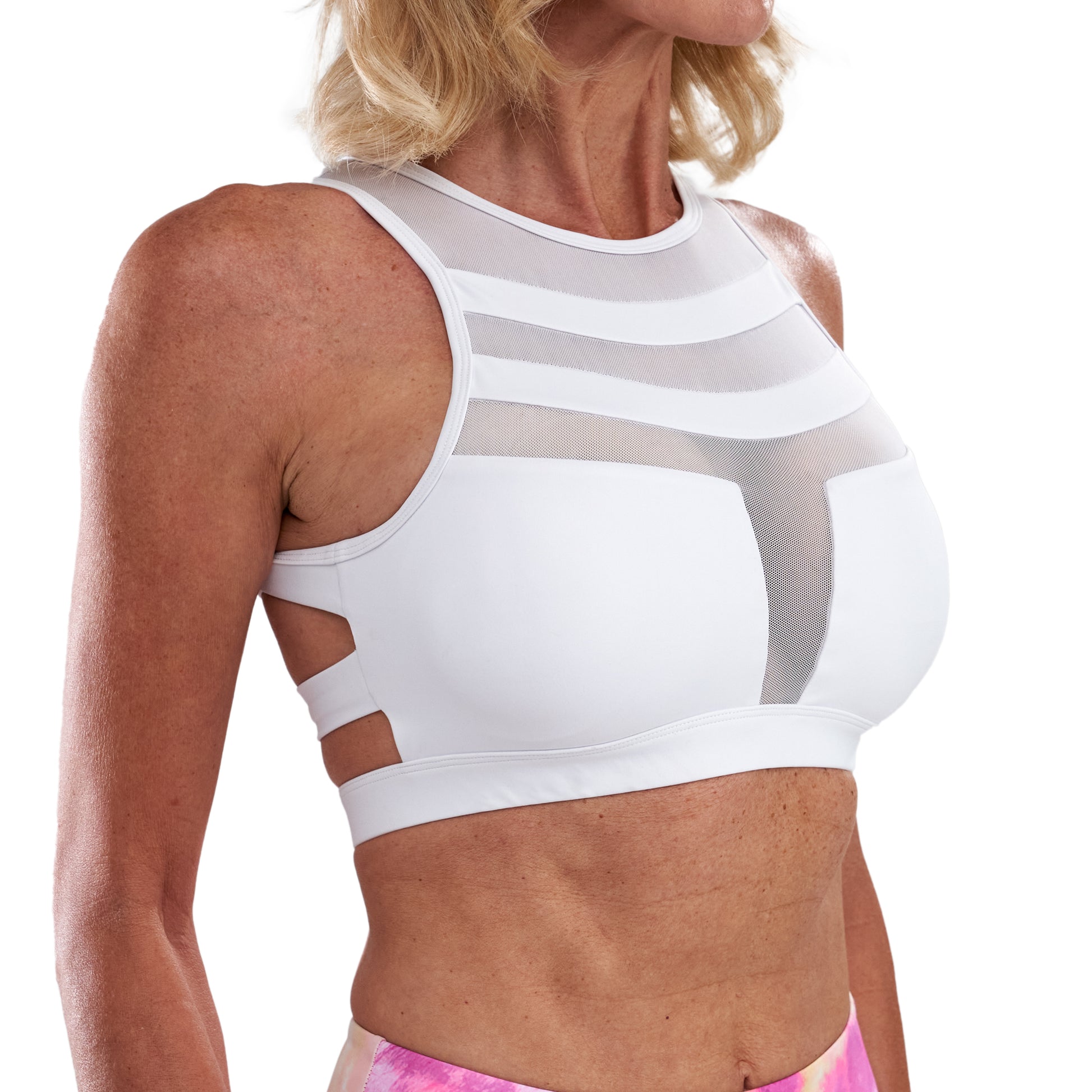 Coastal Mesh Sports Bra